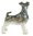 Schnauzer Dog, Decorative Jewelled Box/Figurine