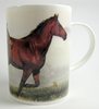 Thoroughbred Horses - Fine China Mug - Border Fine Arts