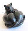 Quintessence Stone Cats "Cuddly Cats" - Black
