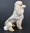 Poodle Sitting Dog Jewelled Trinket Box or Figurine - White