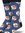 Bulldog Dog Socks - BLUE SockSmith Cotton MENS