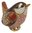 Rinconada De Rosa -Wren Bird Collectable Figurine F194